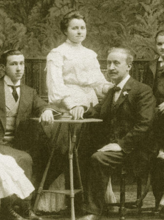 Ròmul Bosch i Alsina amb els seus fills