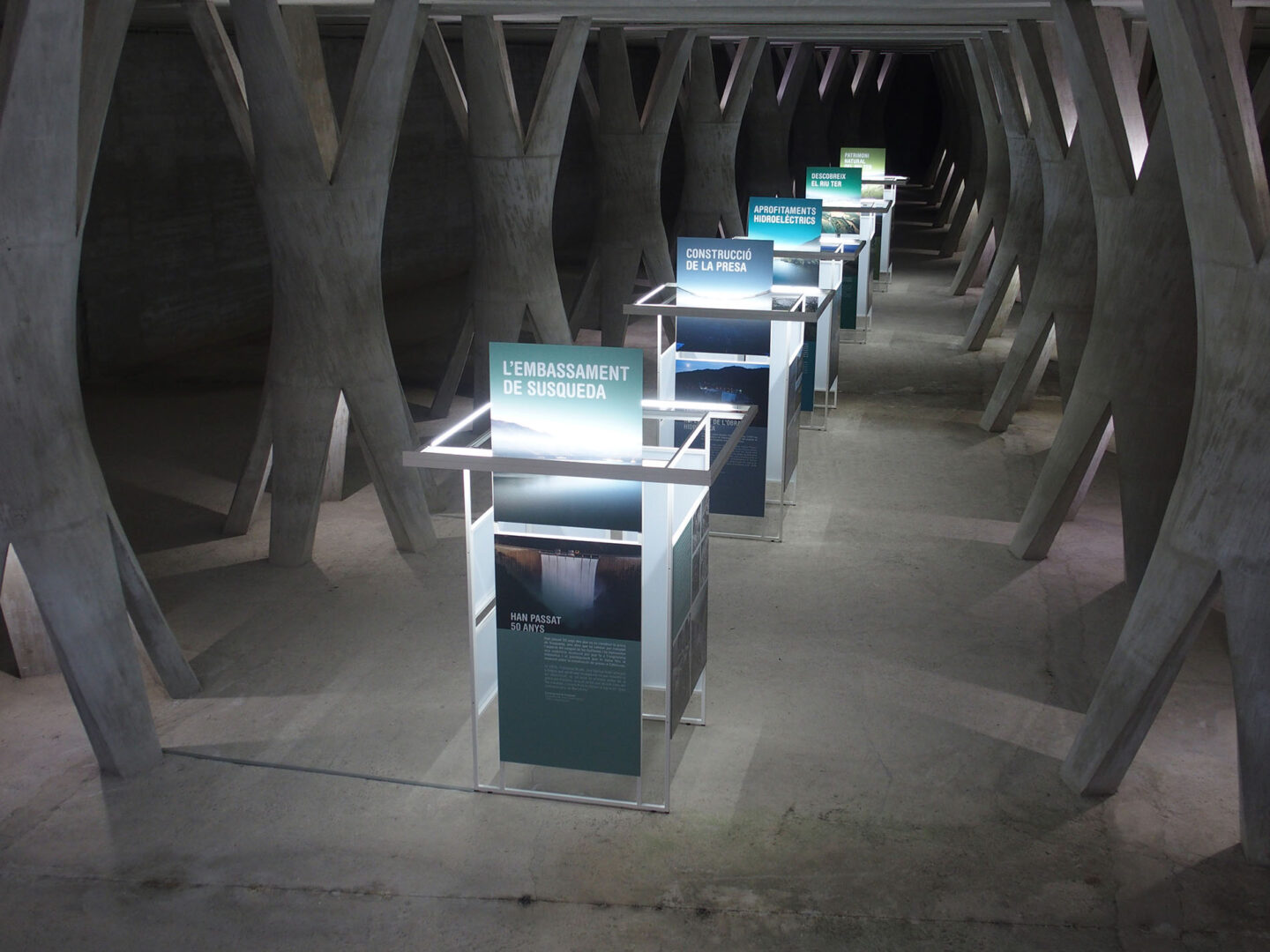 Exposició de la presa