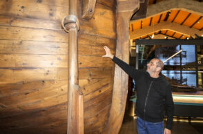 Oriol Grau al Museu del Port de Tarragona