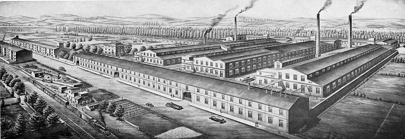 Dibuix Fàbriques Burés anys 20