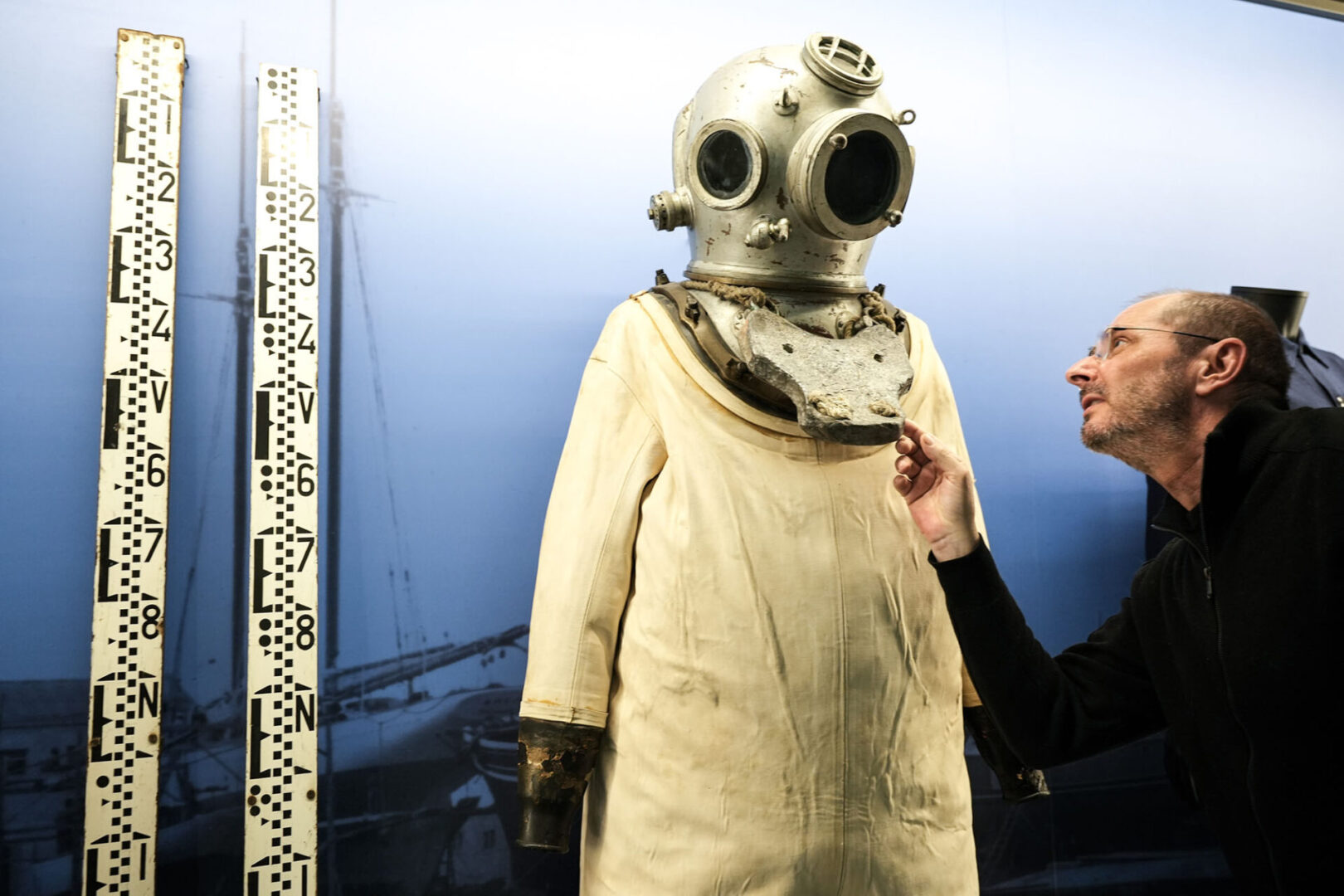 Escafandre del Museu del Port de Tarragona