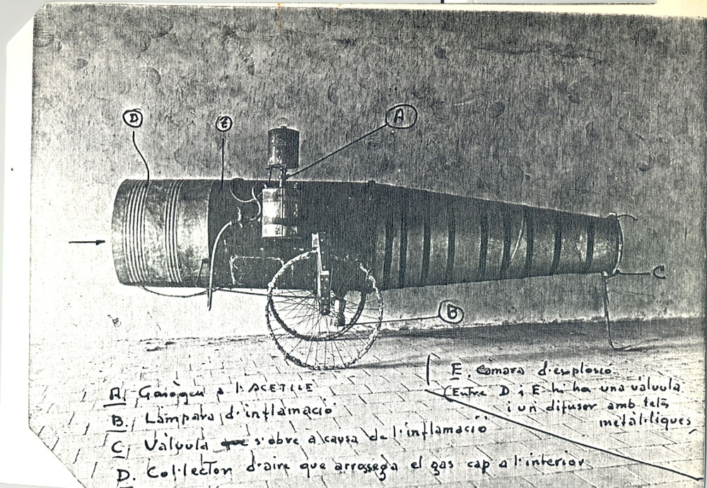 Esquema del pulsoreactor